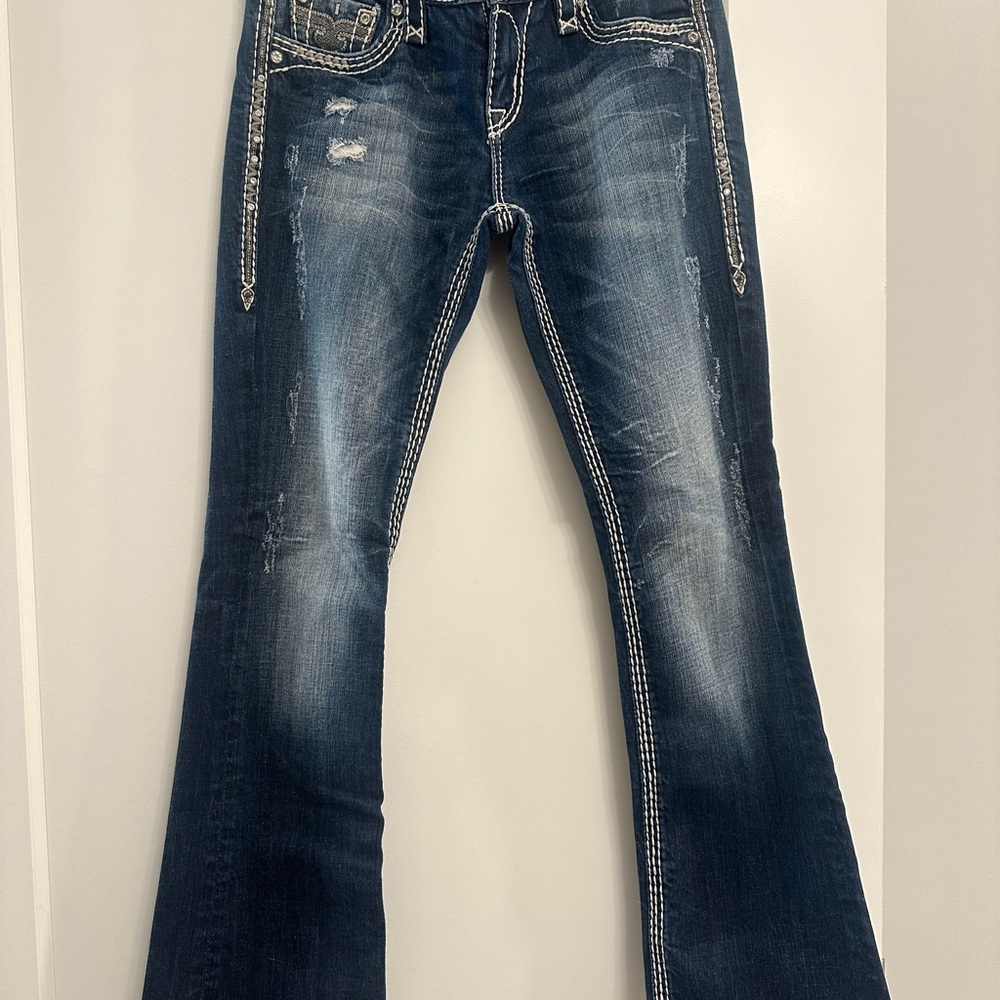 Rock Revival Dark Blue Flare Jeans